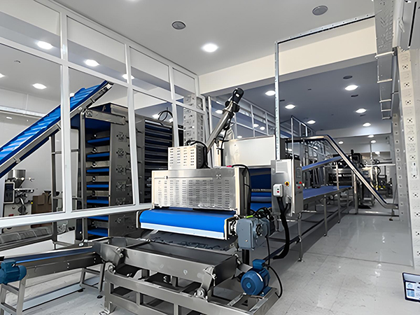 Linha de produção de marshmallow automática no Iraque