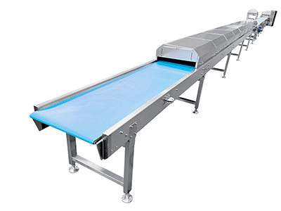 Linha de resfriamento e esterilização